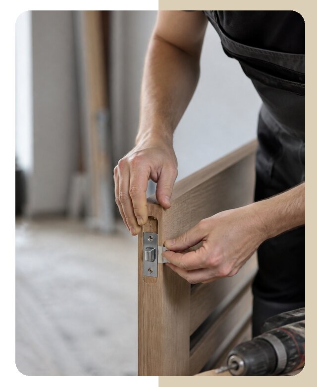 Врезка защелки двери в Махачкале по цене от 1864 р. | ДвериЛегко-Мхч