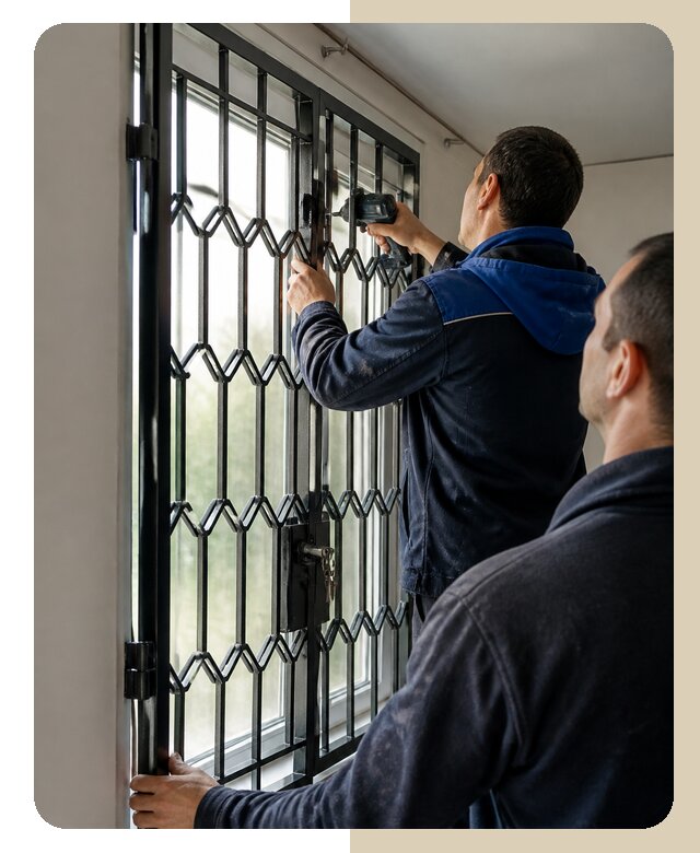 Установка распашных решеток в Махачкале цена от 6731 р. | ДвериЛегко-Мхч