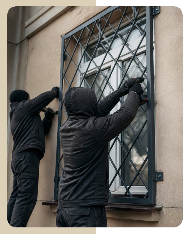 Установка антивандальных решеток на окна в Махачкале